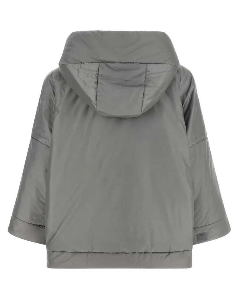 Max Mara Women's Gray Polyester Shell Jacket Clothing Gray