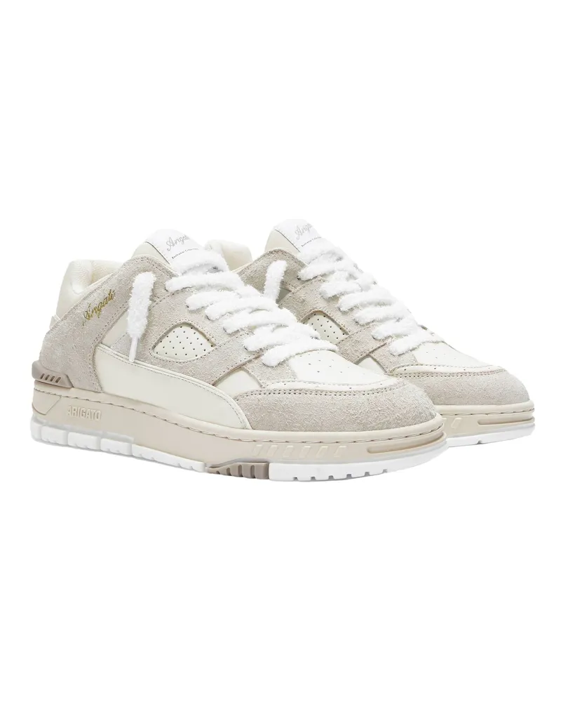 Axel Arigato Women's Sneakers Area Lo Fluffy White-Beige-Grey Beige-Beige Upper: Suede Leather Trainers Beige/beige Beige