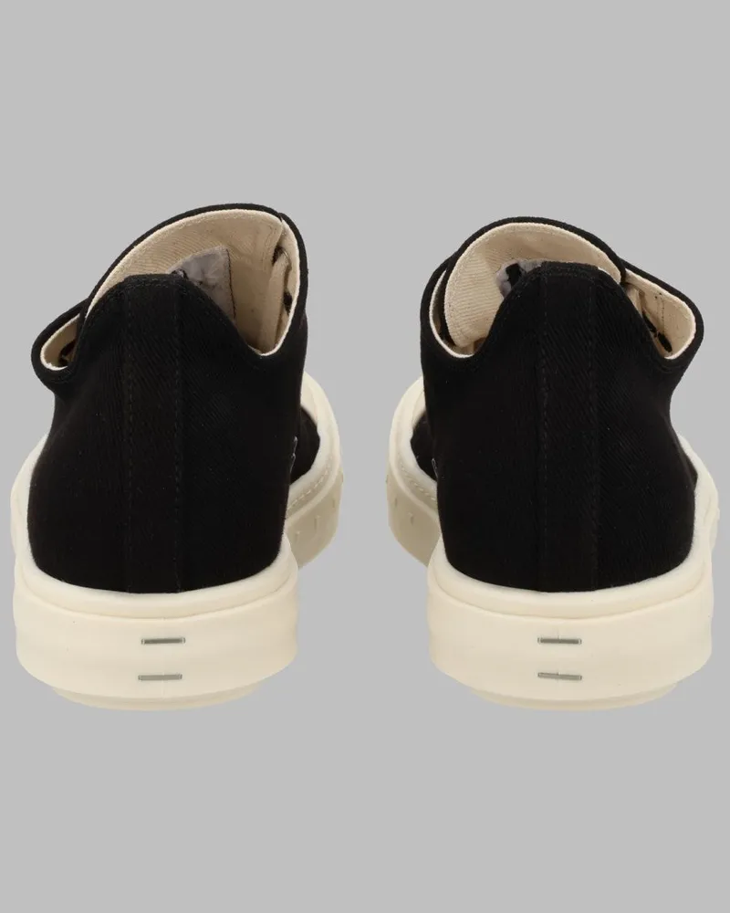 DRKSHDW by Rick Owens Low Sneaks Sneakers — Black Black