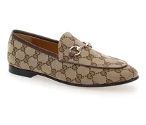 GG Jacquard Loafer — Beige