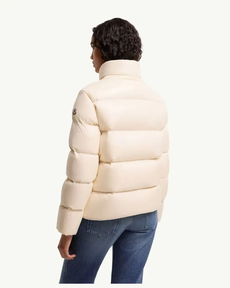 Moncler Down Jacket — Ecru Ecru