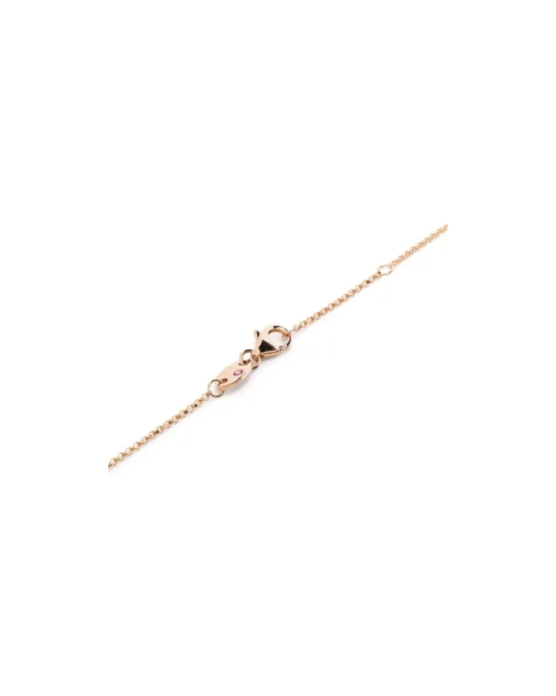Roberto Coin 18kt Rose Gold Princess Flower Dubai Diamond Necklace Continuty Rose