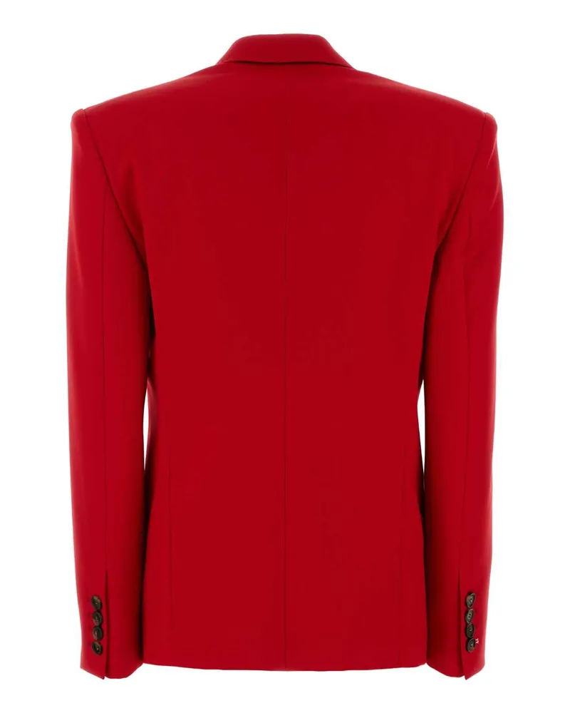 Stella McCartney Women's Red Wool Blazer Lipstickred Giacche E Gilet Jacket Red