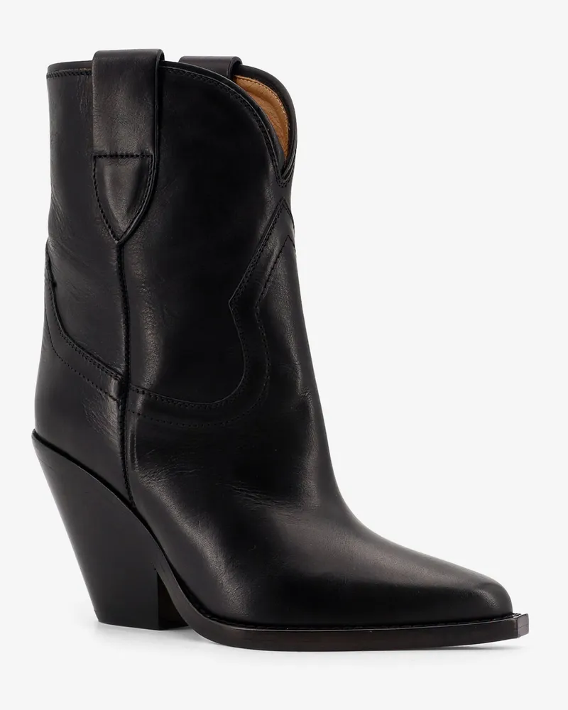 Isabel Marant Women's Boots Leyane Leather Black Black
