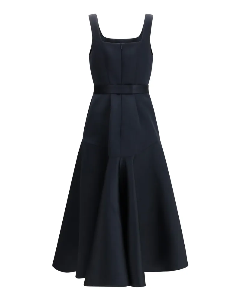 P.A.R.O.S.H. Women's Satin Dress Blu Polyester Navy