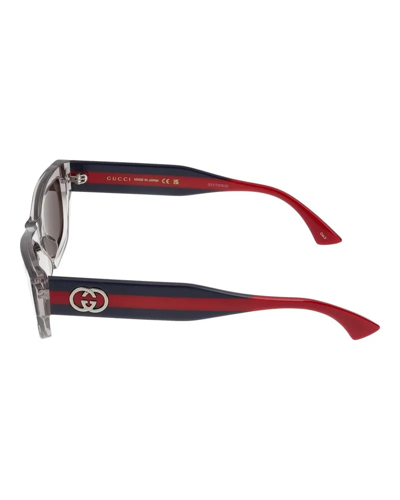 Gucci Women's Sunglasses  Gg2116s 005 Grey Blue Brown 20-145 Grey