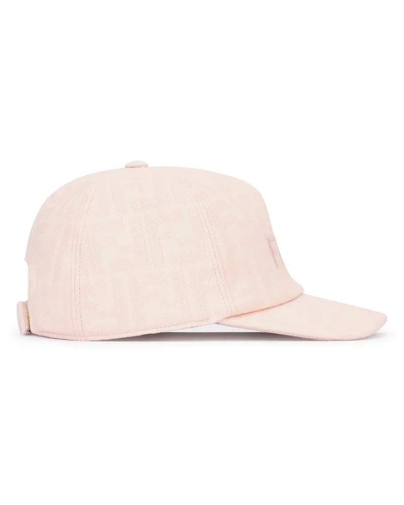 Fendi Boys' Baseball Fendi Roma Rosa Cappelli Hat Pink