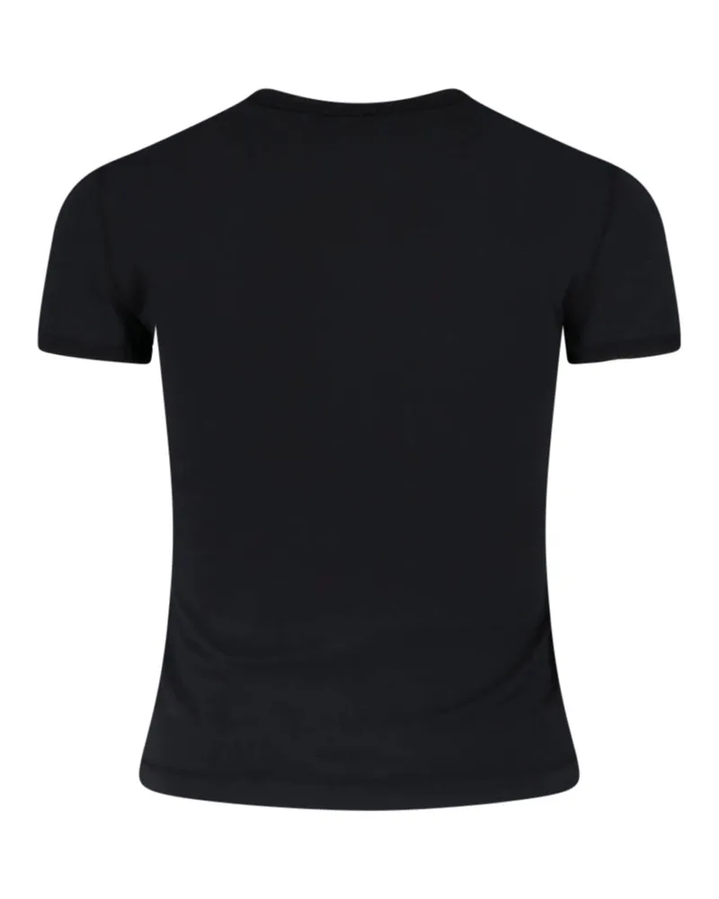 Diesel Women's T-Shirts And Polos Black Cotton Black