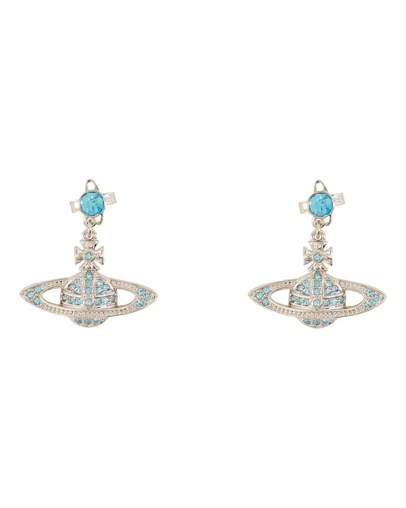 Vivienne Westwood Women's Mini Relief Drop Earrings -  Metal Silver Jewelry-Watches Silver