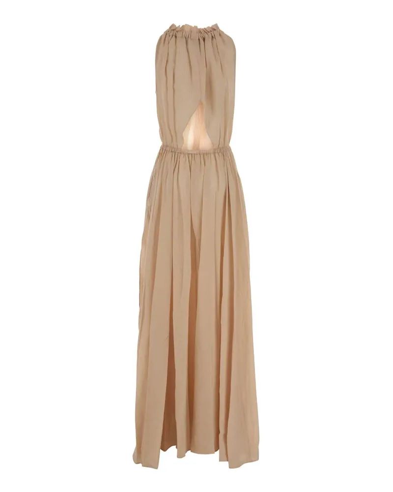 Patou Beach Dress — Beige Beige