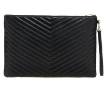 Women's Cassandre Clutch Black Calfskin Leather
