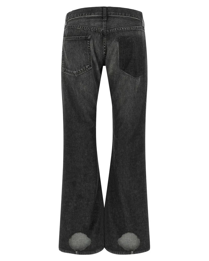 Junya Watanabe Patchwork Deconstructed Jeans — Gray Gray