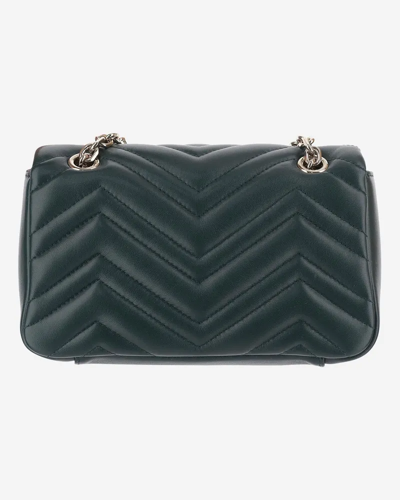 Gucci GG Marmont Nappa Leather Shoulder Bag — Green Green