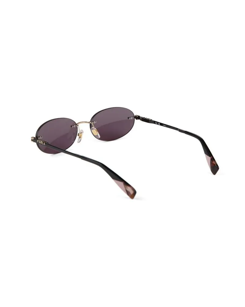 Furla Women's Sunglasses Polished Rose Gold Metal Eyewear Rose