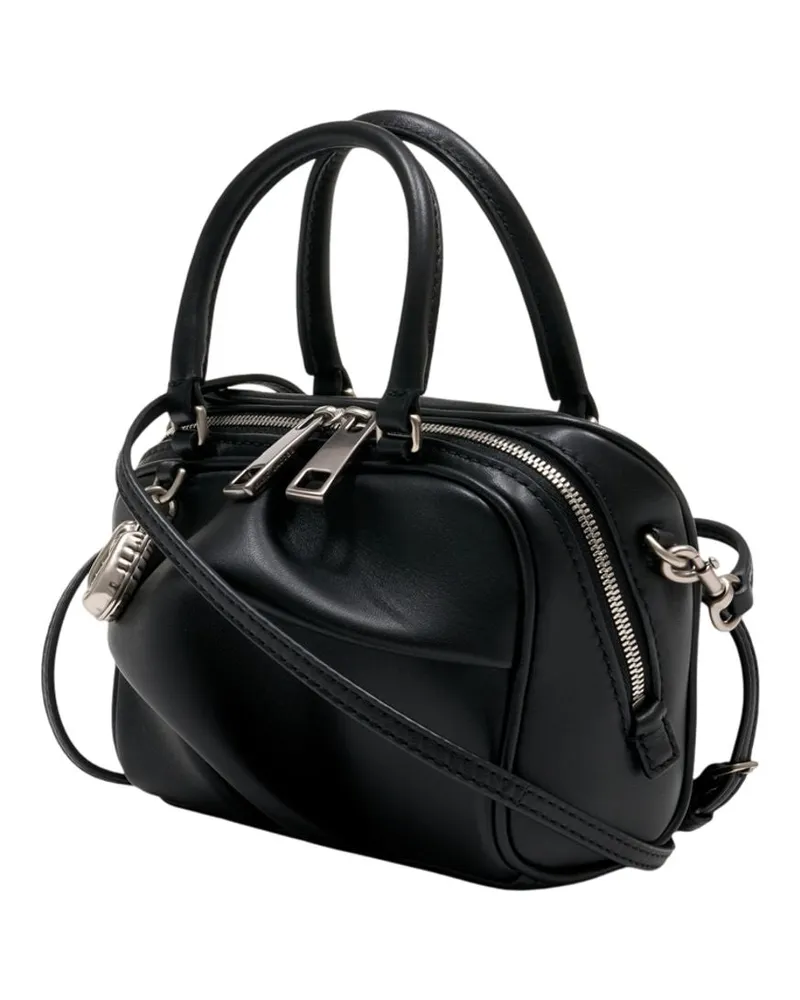Marc Jacobs Women's The Micro Bauletto Purse -  Leather Black Lambskin Bags Handbags-Purses Black