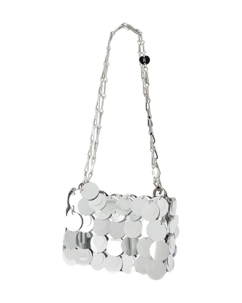 Paco Rabanne Sparkle Nano Bag — Silver Silver