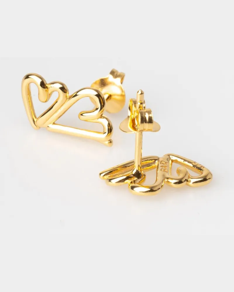 Bar Jewellery Earrings — Gold Gold