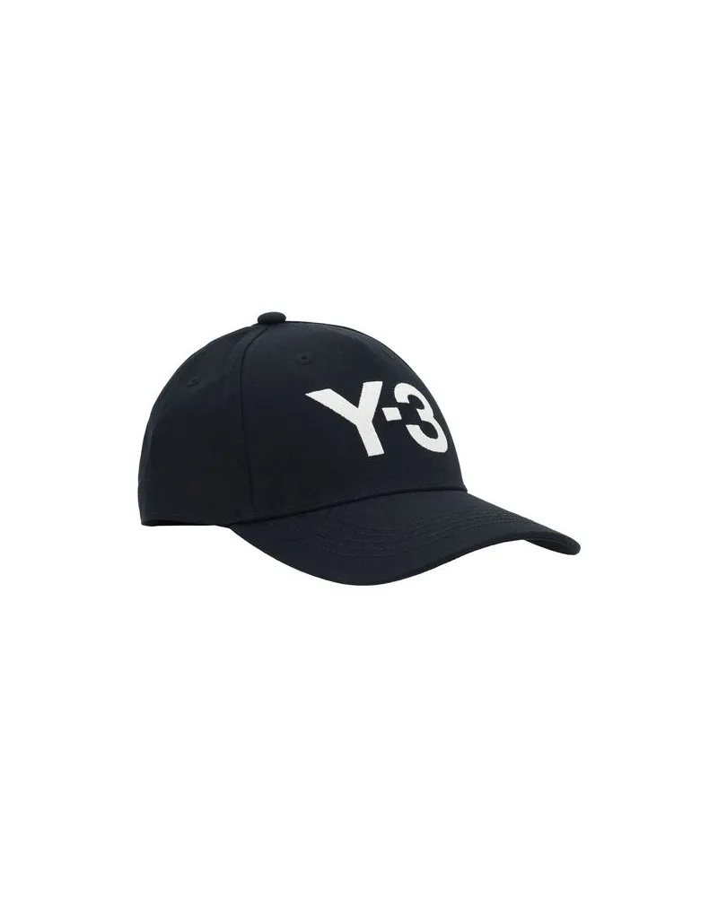 Y-3 Men's Black Cotton Cap (baseball Hat Black