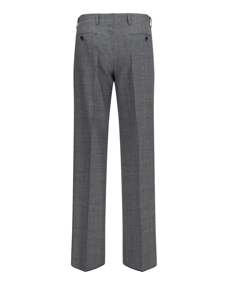 LARDINI Men's Tailored Cotton Blend Pants 990gr Polyester Polyester; Trousers Gray