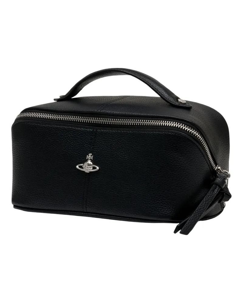 Vivienne Westwood Women's Cosmetic Case Clutch -  Synthetic Black Bags Clutches Black