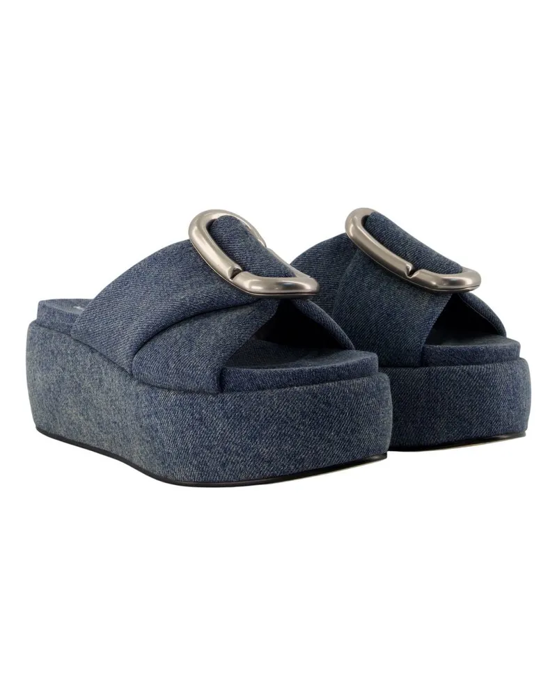 Marc Jacobs Women's The Platform Sandals -  Cotton Blue Shoes Blue