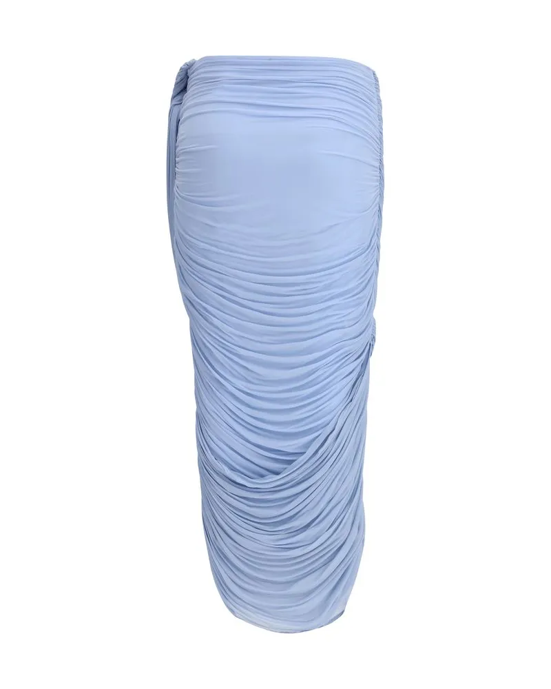 Magda Butrym Women's Blue Copper Midi Skirt Blue