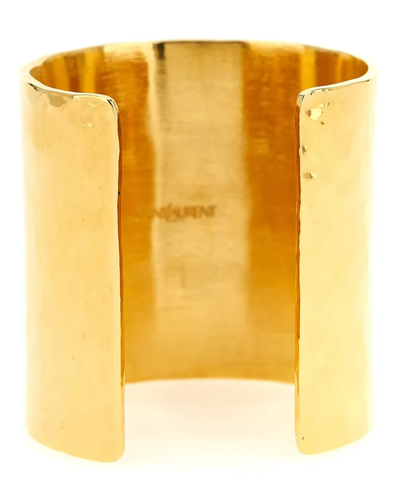 Saint Laurent Cassandre Bracelet — Gold Gold
