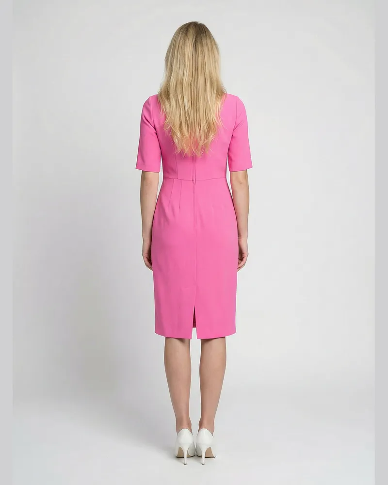 Dolce & Gabbana Women's Pink Acetate Casual Dress Pink