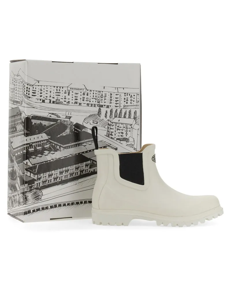 Superga Rubber Boot — White White