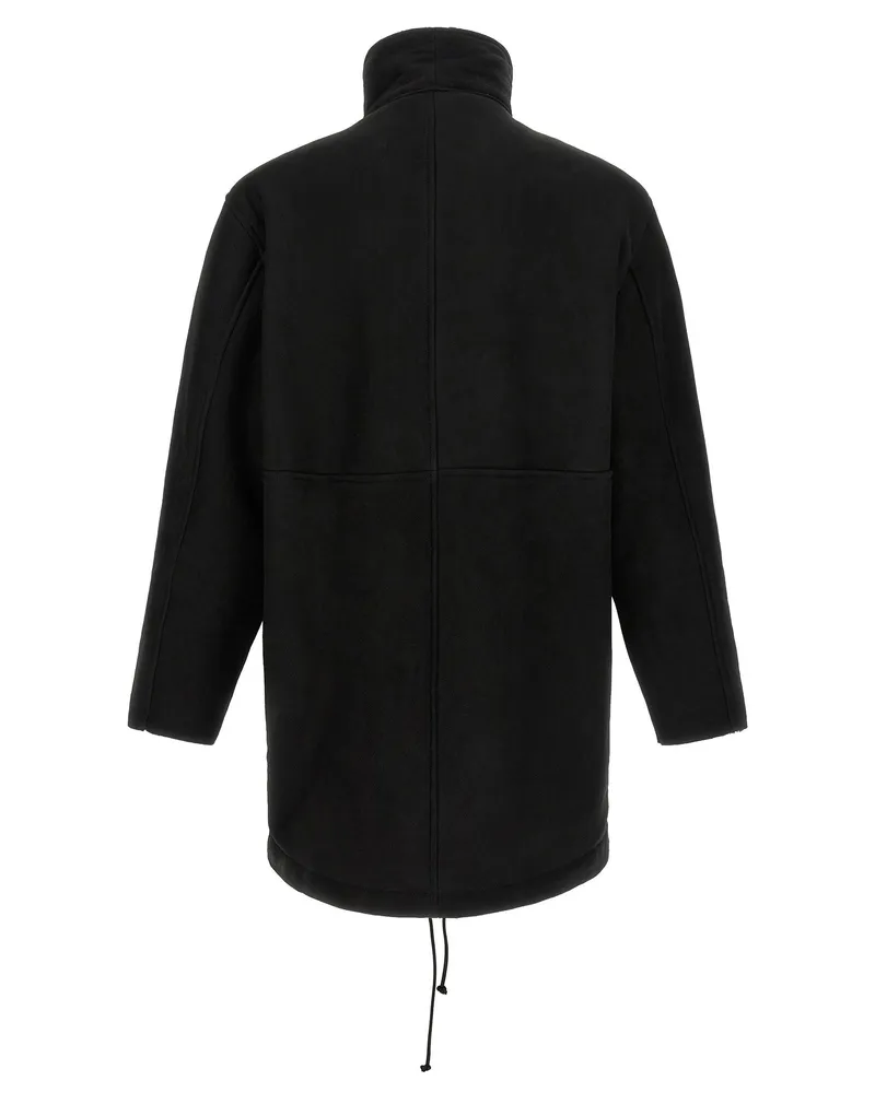 Giorgio Brato Caban Coat — Black Black