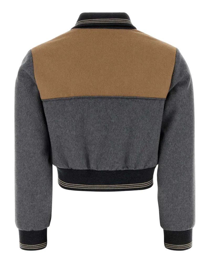 Miu Miu Grigiocammello Jacket Multicolor