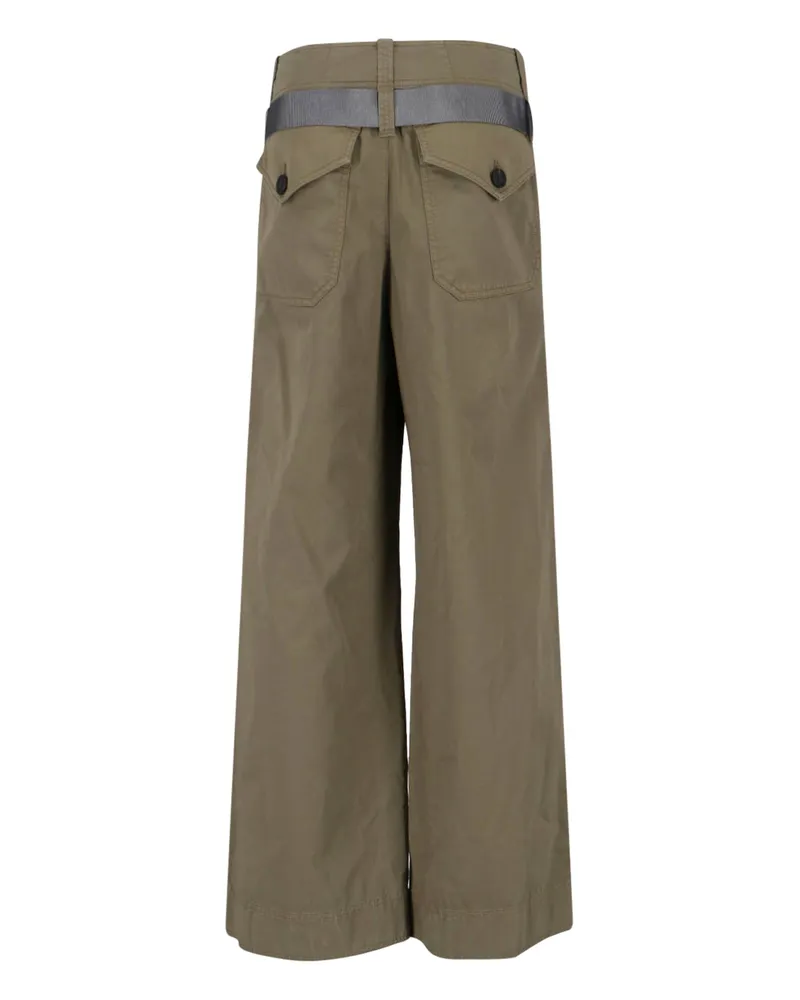 Seafarer Women's Trousers Green Cotton Green