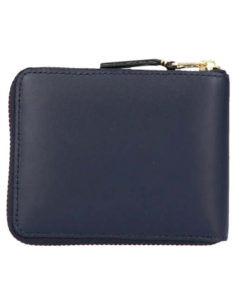 Comme des Garçons Calfskin Wallet — Blue Blue