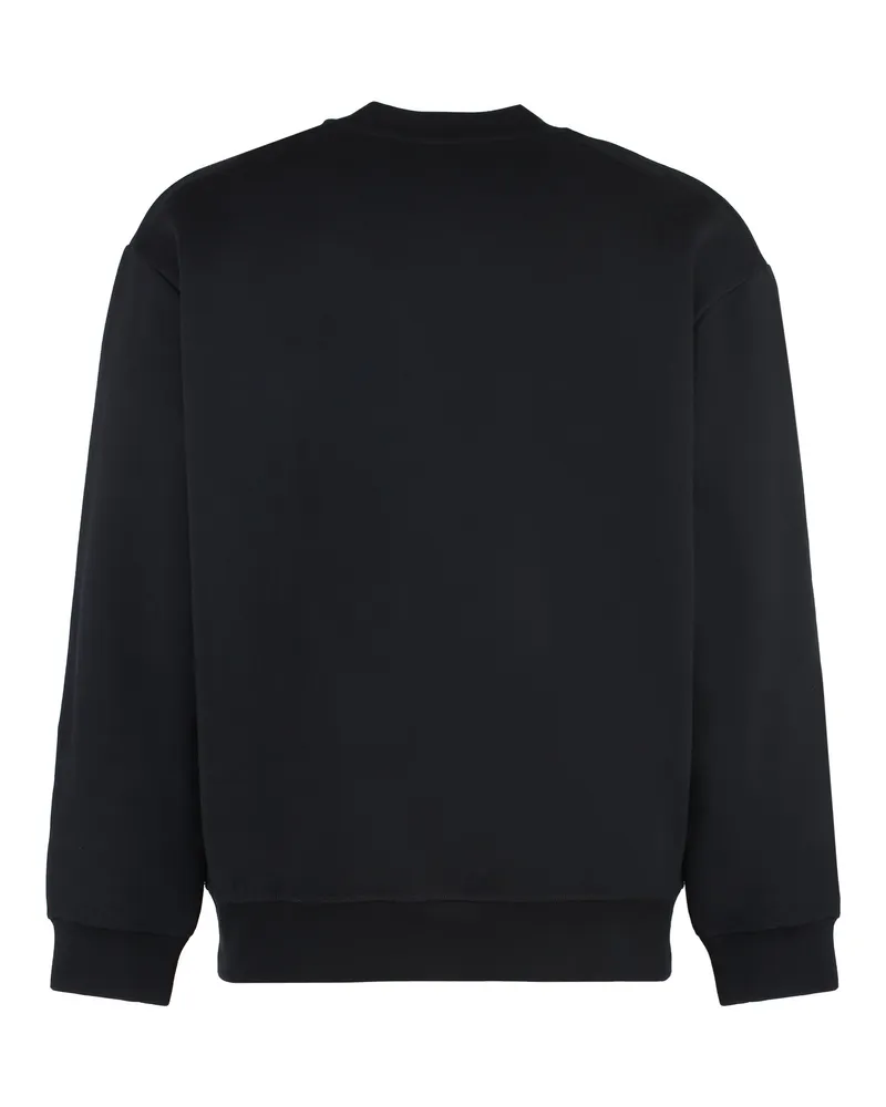 A.P.C. Men's Standard Grand Vpc Oversize Sweatshirt Black Cotton Sweatshirts Sweater Black