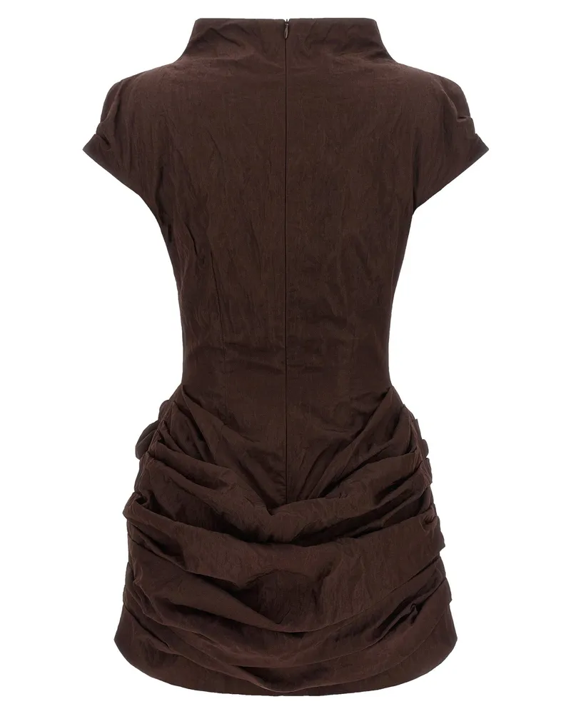 Magda Butrym Dress — Brown Brown