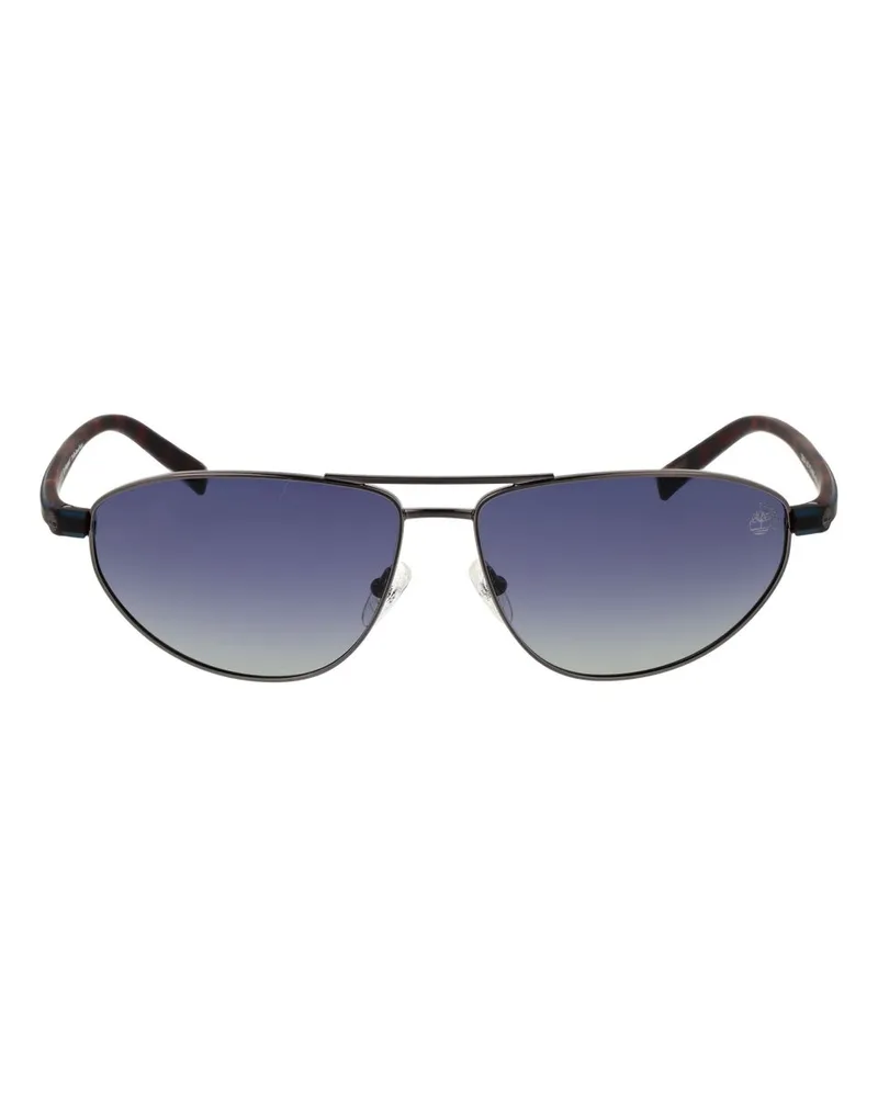 Timberland TI-1061772 Metal Aviator Sunglasses — Silver Silver