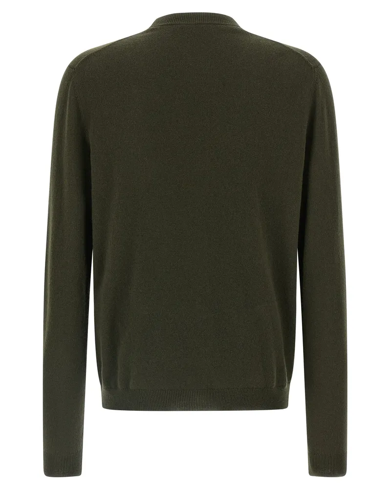 Gucci Men's Bicolor Cashmere Cardigan Clothing Green