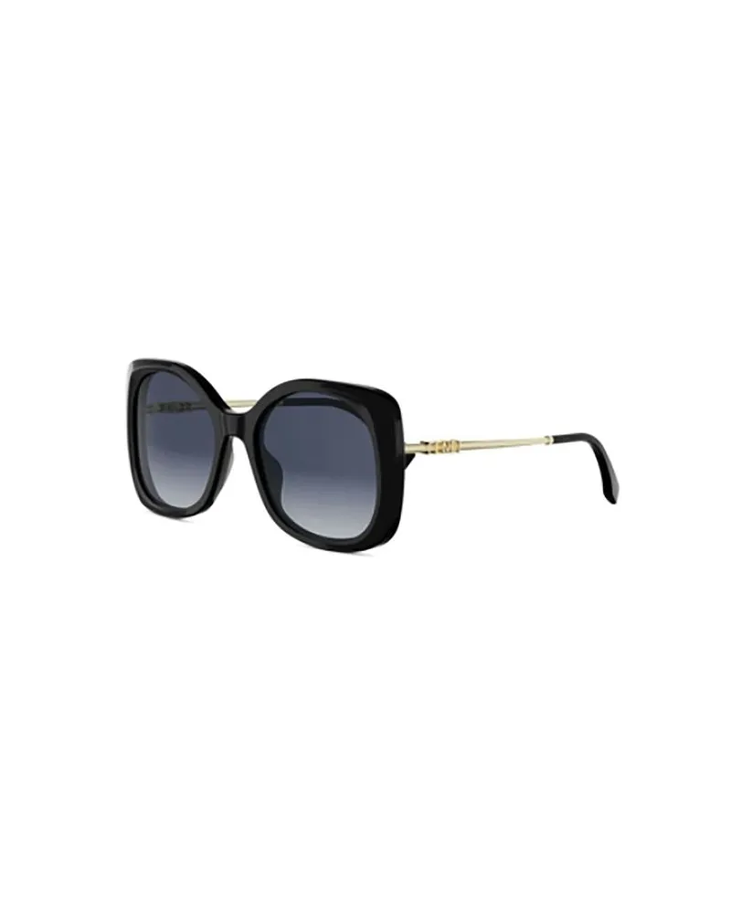 Fendi Unisex Sunglasses Black Eyewear Black