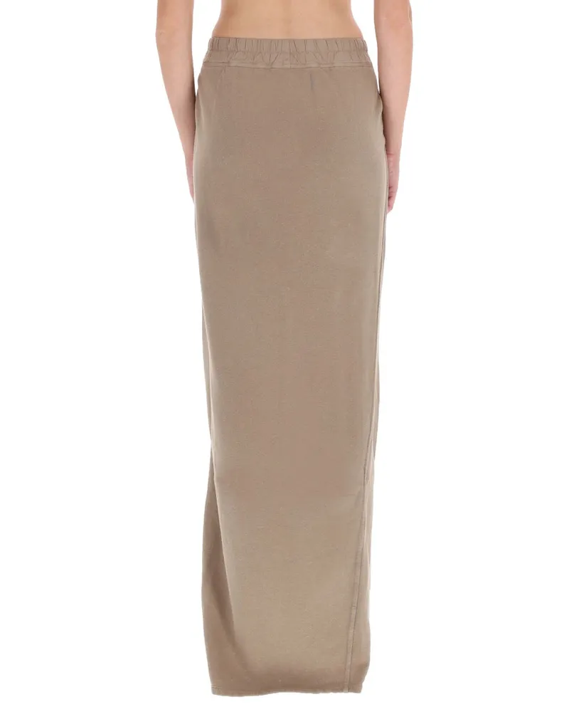 DRKSHDW by Rick Owens 100% Cotton Skirt — White White