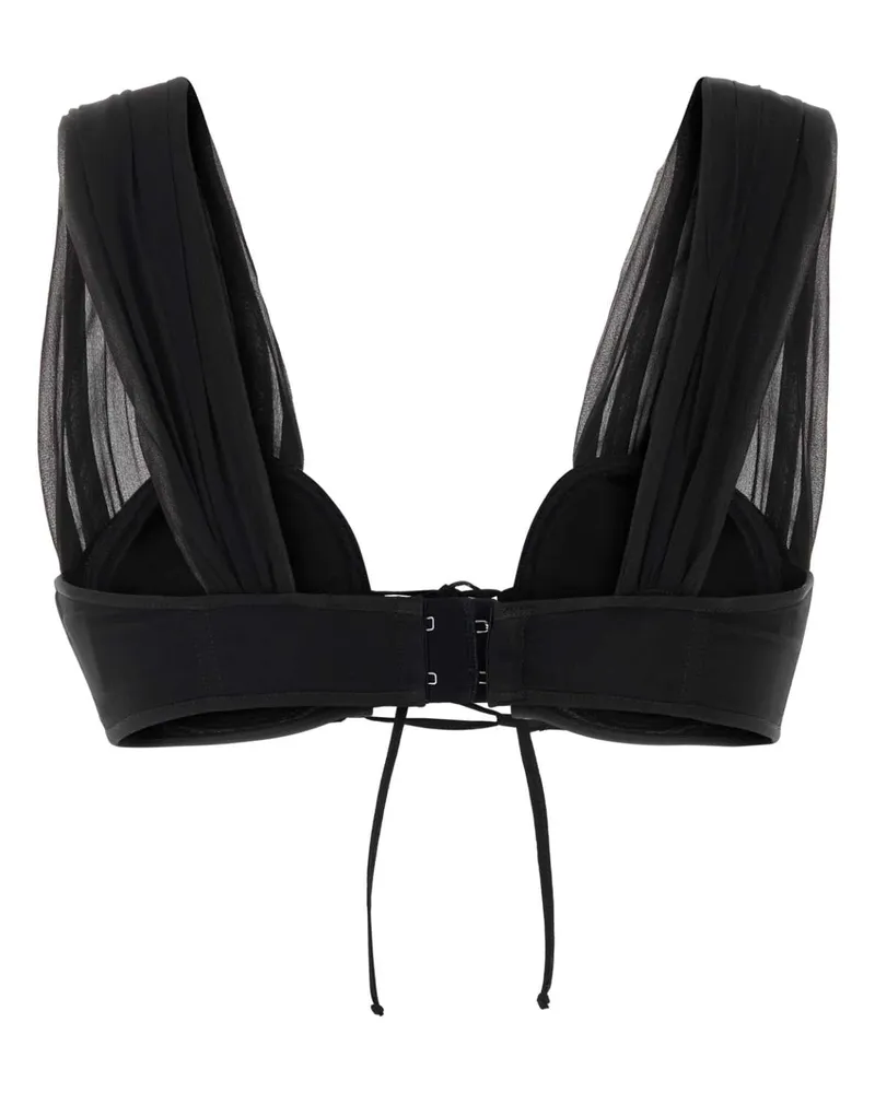 Giuseppe di Morabito Women's Black Silk Bra Nero Exterior: Intimo Underwear Black