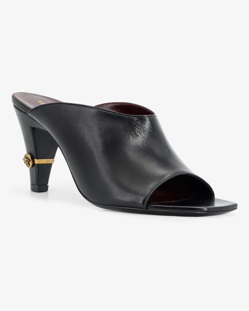 Versace Women's Sandals Giulietta Black Leather Black