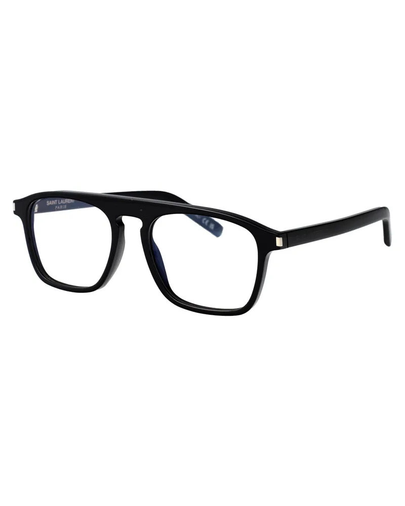 Saint Laurent Men's Sunglasses Sl157 Black-Transparent Acetate Black-Black-Transparent Glasses & Frames Black/black/transparent Black