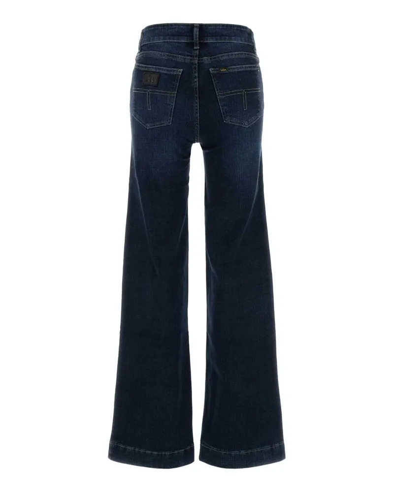 Lois Women's Blue Stretch Denim Lorna Jeans Brushedblue Exterior: Cotton Elastane Blue