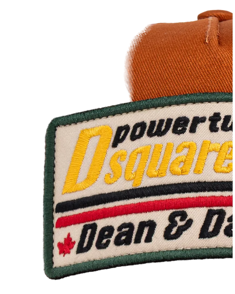 Dsquared2 BCM040205C000015058 Logo Patch Baseball Cap — Brown Brown