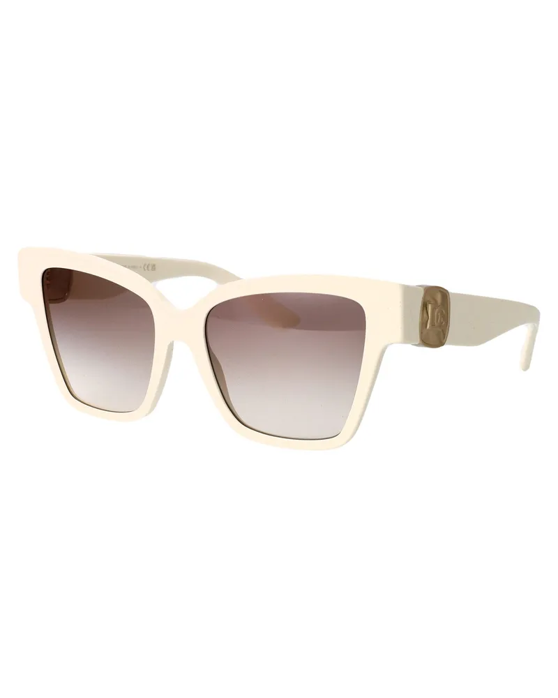 Dolce & Gabbana 0DG4470 Gradient Tinted Sunglasses — Cream Cream