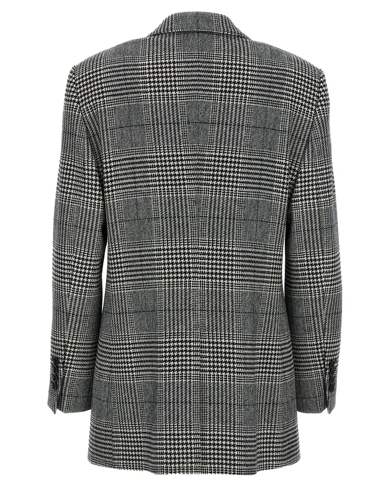 Dolce & Gabbana Pied De Poule Blazer — Black Black