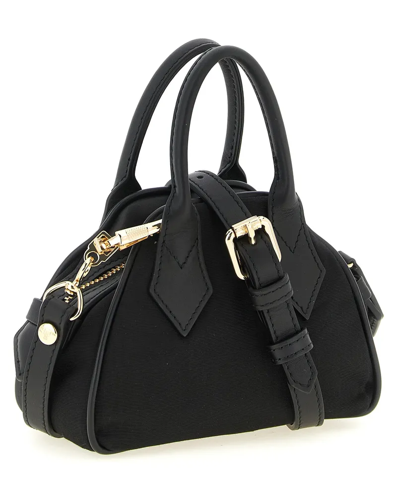 Vivienne Westwood Women's Yasmine Top Handle Bag Black Viscose Black