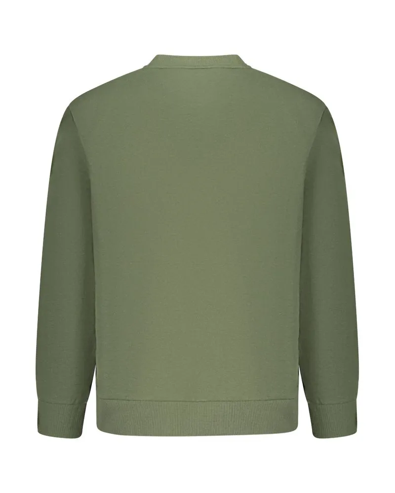 Timberland Logo-Print Cotton-Blend Sweatshirt — Green Green