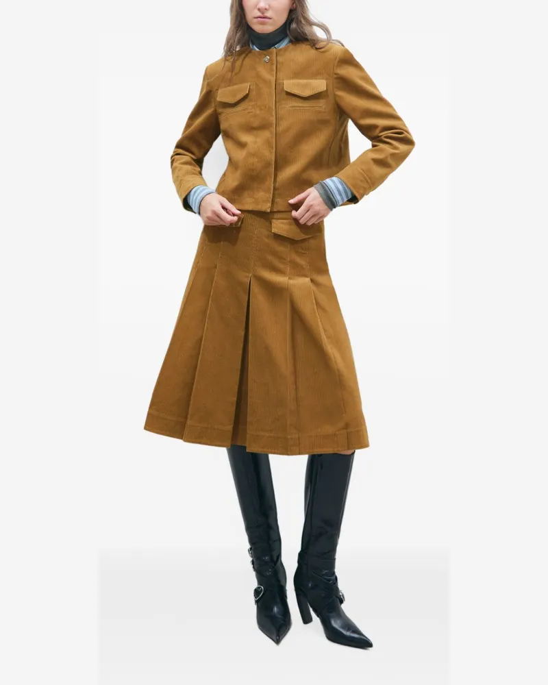 Tory Burch Corduroy Jacket — Camel Camel