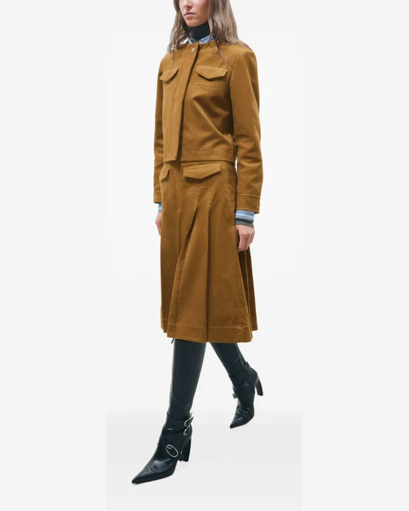 Tory Burch Corduroy Jacket — Camel Camel